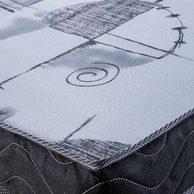 Colchão Viúva de Espuma D20 Astra (12x128x188) Preto e Cinza