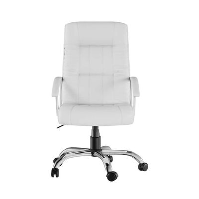 Cadeira de Escritório Presidente Giratória Home Plus Branca
