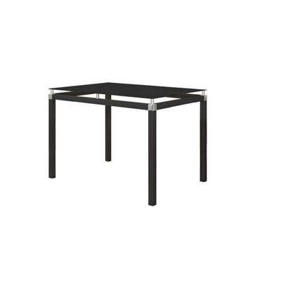 Conjunto de Mesa de Cozinha com 4 Lugares Musa Preto
