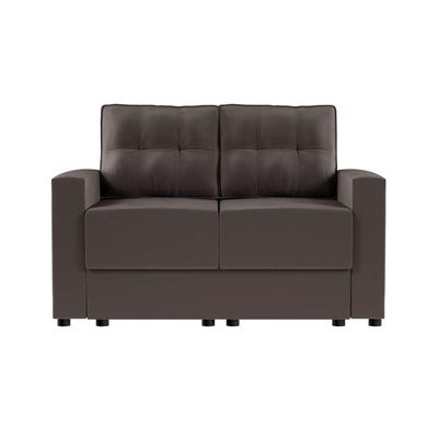 Sofá 2 Lugares Retrátil Dortmund Suede Grafite 140 cm