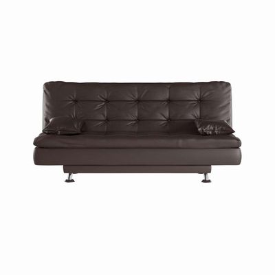 Sofá-Cama 3 Lugares Casal Superior Café