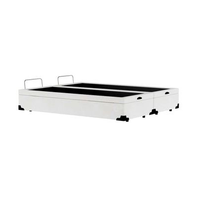 Base para Cama Box Queen Mabel com Baú (45x158x198) Branca