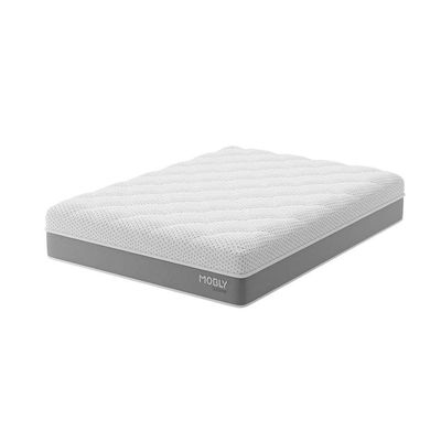 Colchão Viúva Sublime Mola Ensacada e Espuma Viscoelástica (32x128x188) Cinza e Branco