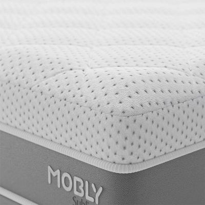 Colchão Viúva Sublime Mola Ensacada e Espuma Viscoelástica (32x128x188) Cinza e Branco