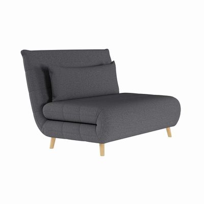 Sofá-Cama 2 Lugares Casal Terracina Cinza Escuro