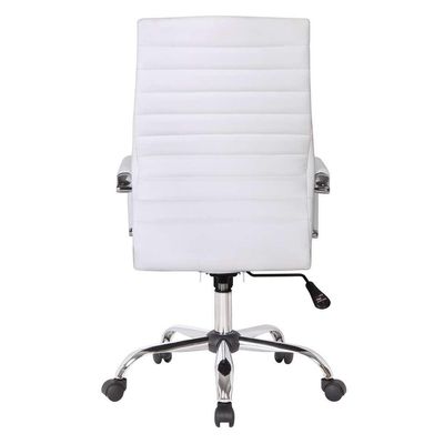 Conjunto com 4 Cadeiras de Escritório Diretor Giratórias Cleaner Branco