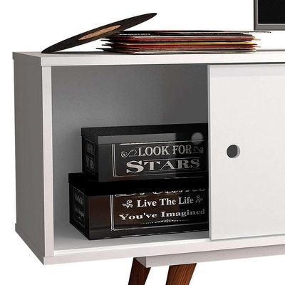 Rack Retrô Goslar Branco 162 cm