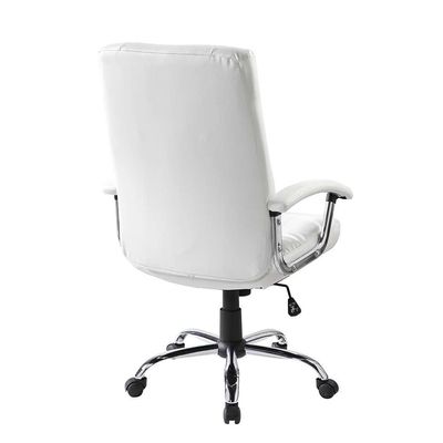 Conjunto com 2 Cadeiras de Escritório Presidente Giratórias Office Plus Branco