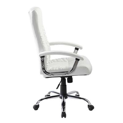 Conjunto com 2 Cadeiras de Escritório Presidente Giratórias Office Plus Branco