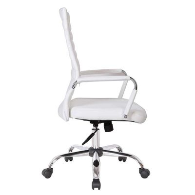 Conjunto com 2 Cadeiras de Escritório Diretor Giratórias Cleaner Branco