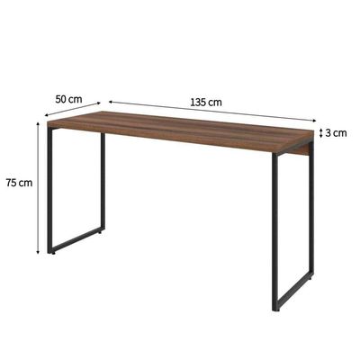 Mesa de Escritório Studio Nogal 135 cm