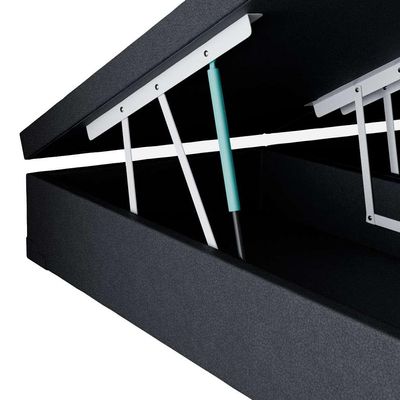 Base para Cama Box Queen Martin Premium com Baú (45x158x198) Preta