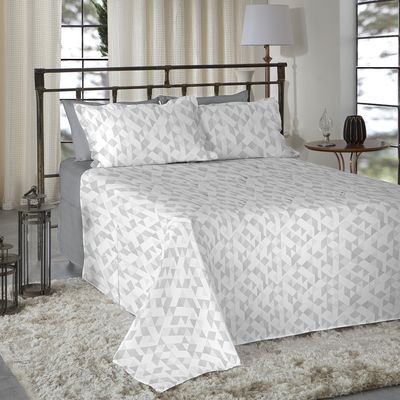 Jogo de Cama King Size 300 fios Nova América - Marc (7714)
