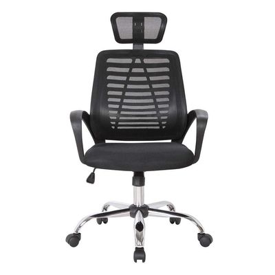 Conjunto com 4 Cadeiras de Escritório Diretor Giratórias Light Preto