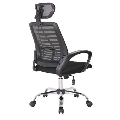 Conjunto com 4 Cadeiras de Escritório Diretor Giratórias Light Preto