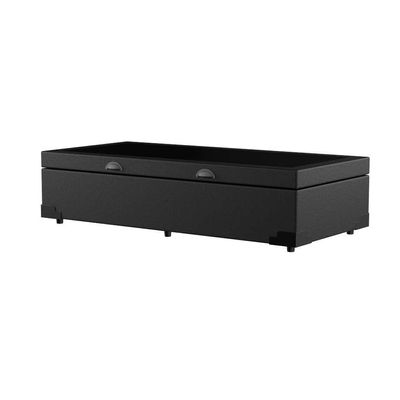 Base para Cama Box Solteiro Mabel com Baú (45x88x188) Preta