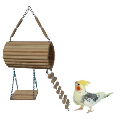 Brinquedo Aves Roedores playground toca casinha ponte escada