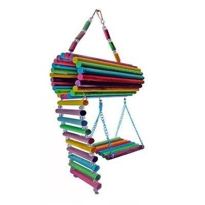 Brinquedo Aves Roedores playground toca casinha ponte escada