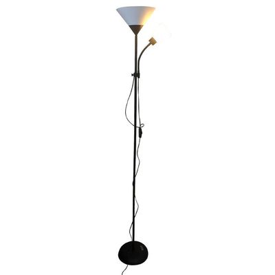 Luminária Abajur Chão Duo Floor Pedestal Articulada Metal Bivolt