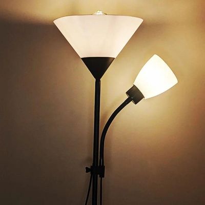 Luminaria Chao Abajur Duo Floor Articulada Pedestal