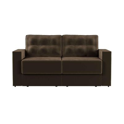 Sofá 3 Lugares Retrátil Essen Suede Marrom 180 cm