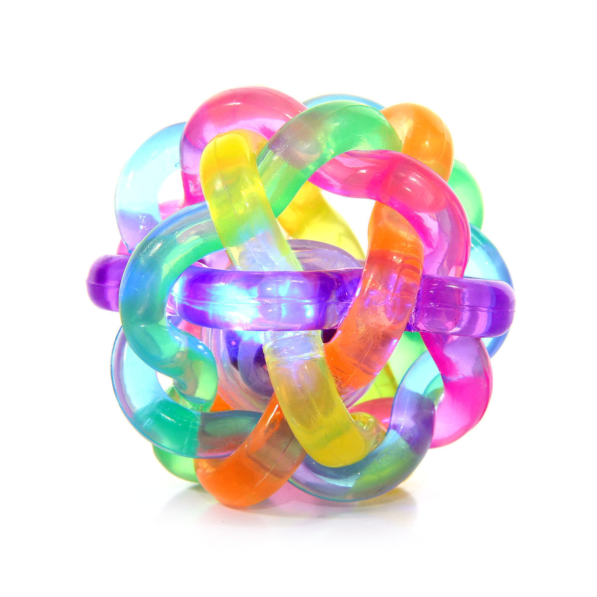 Bolinha de Borracha Colorida com Luzes Piscantes - Toyng