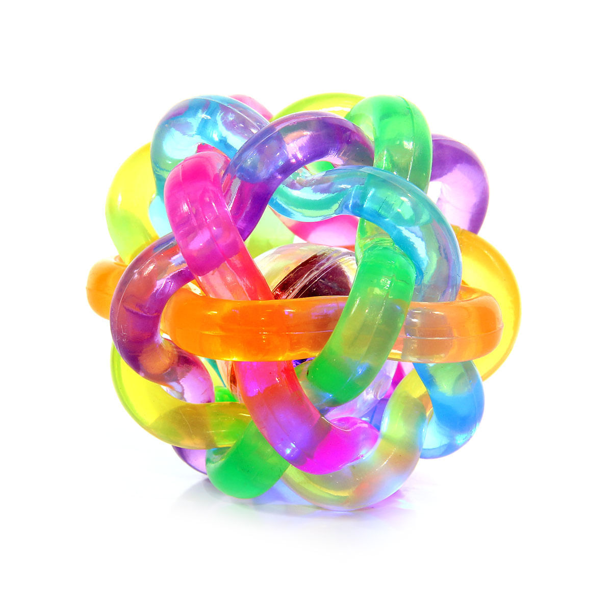 Bolinha de Borracha Colorida com Luzes Piscantes - Toyng