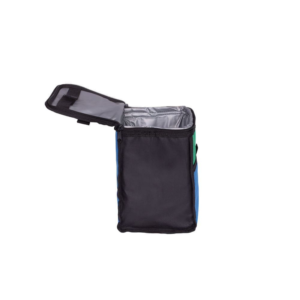 Bolsa Termica 5 Litros - Azul com Verde