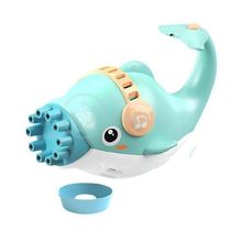 Kit 1 Golfinho Bolha Sabão Criança Infantil+ 3 Pilha Azul 4
