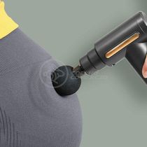 Mini Massageador Muscular Facial Físico 6 Níveis Preto