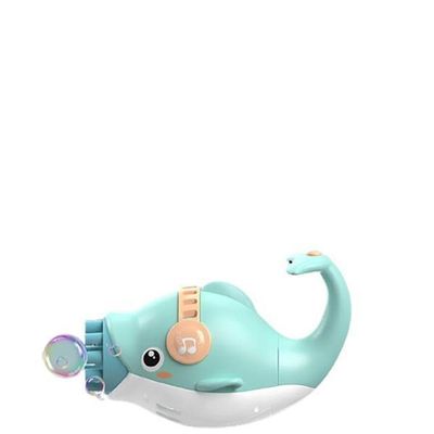Golfinho Bolhudo Lança Bolhas Sabão Criança Infantil Azul 3