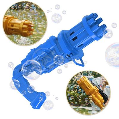 Máquina Elétrica Lança Bolhas Sabão Azul