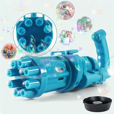 Máquina Elétrica Lança Bolhas Sabão Azul