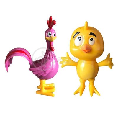 Cartela 4 Bonecos Universo Infantil Galinha Pintadinha