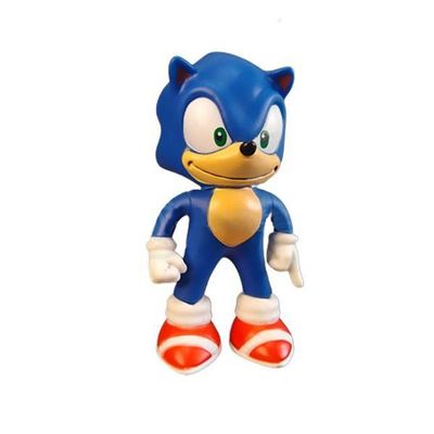 Kit Boneco Sonic Azul Articulado 15Cm + Caneca 350Ml Nº10