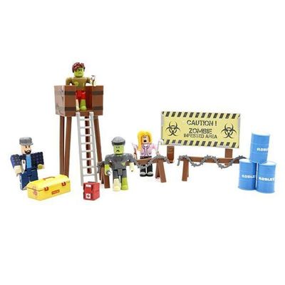 Cartela 4 Boneco Articulado 7Cm Roblox Ataque Zumbi Nº8