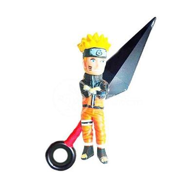 Kit Boneco Action Figure Anime Uzumaki Naruto + ...