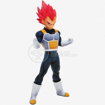Boneco Action Vegeta Sayajin God Dragon Ball Z 20Cm