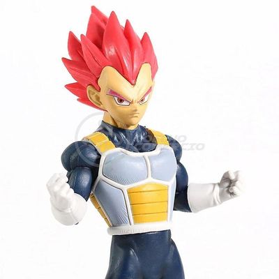 Boneco Action Vegeta Sayajin God Dragon Ball Z 20Cm