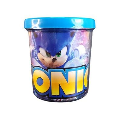 Kit Boneco Sonic Azul Articulado 15Cm + Caneca 350Ml Nº2