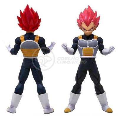 Boneco Action Vegeta Sayajin God Dragon Ball Z 20Cm