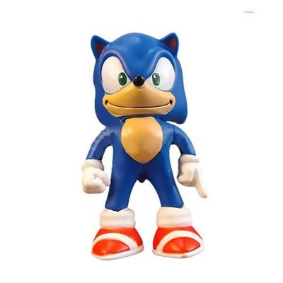 Kit Boneco Sonic Azul Articulado 15Cm + Caneca 350Ml Nº9