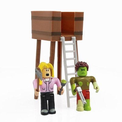 Cartela 4 Boneco Articulado 7Cm Roblox Ataque Zumbi Nº18