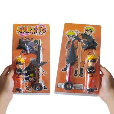 Kit Boneco Action Figure Anime Uzumaki Naruto + ...