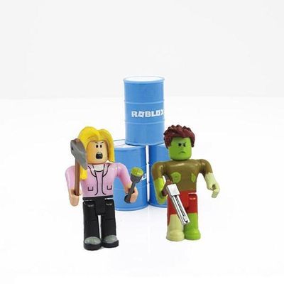 Cartela 4 Boneco Articulado 7Cm Roblox Ataque Zumbi Nº17
