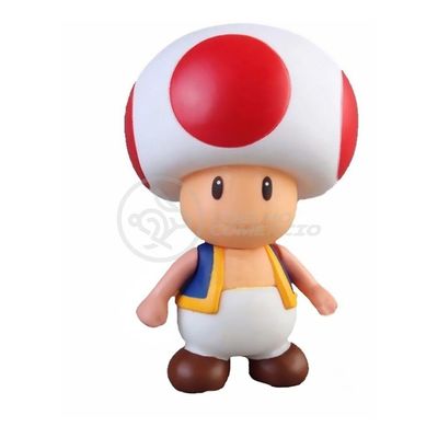Boneco Action Figure Cogumelo Toad Super Size 20Cm Mario