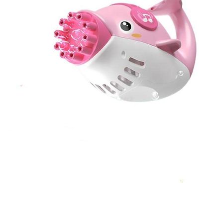 Golfinho Bolhudo Lança Bolhas Sabão Criança Infantil Rosa 2
