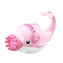 Golfinho Bolhudo Lança Bolhas Sabão Criança Infantil Rosa 12