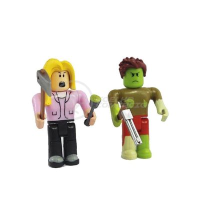 Cartela 4 Boneco Articulado 7Cm Roblx Ataque Zumbi Nº9