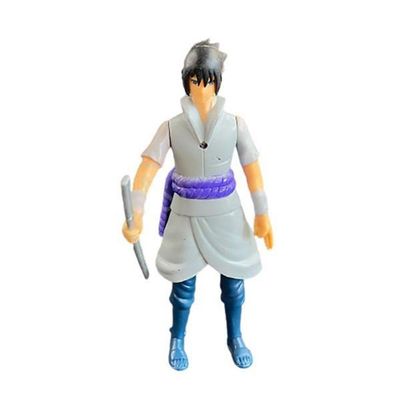 Kit 4 Bonecos Action Naruto Shippunden Kakashi Minato Sasuke